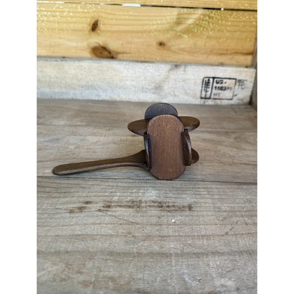 Vintage Rare Find Wooden Baby Rattle Toy  Very Cool Collectible And Decor Item - Picture 4 of 11